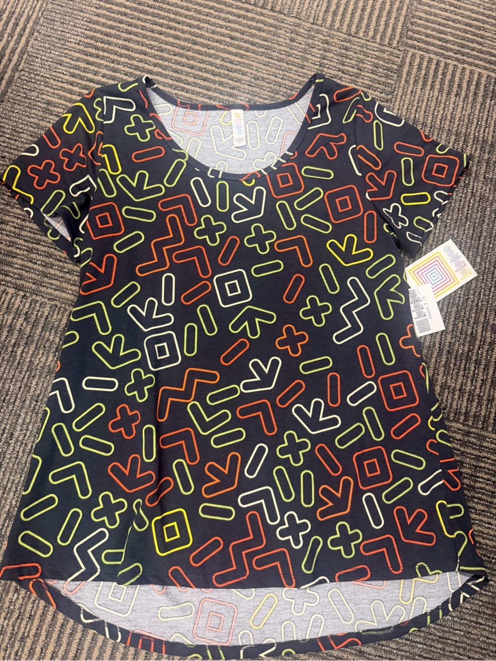 NWT LuLaRoe Classic T Teacher Math Arrow Sz Small